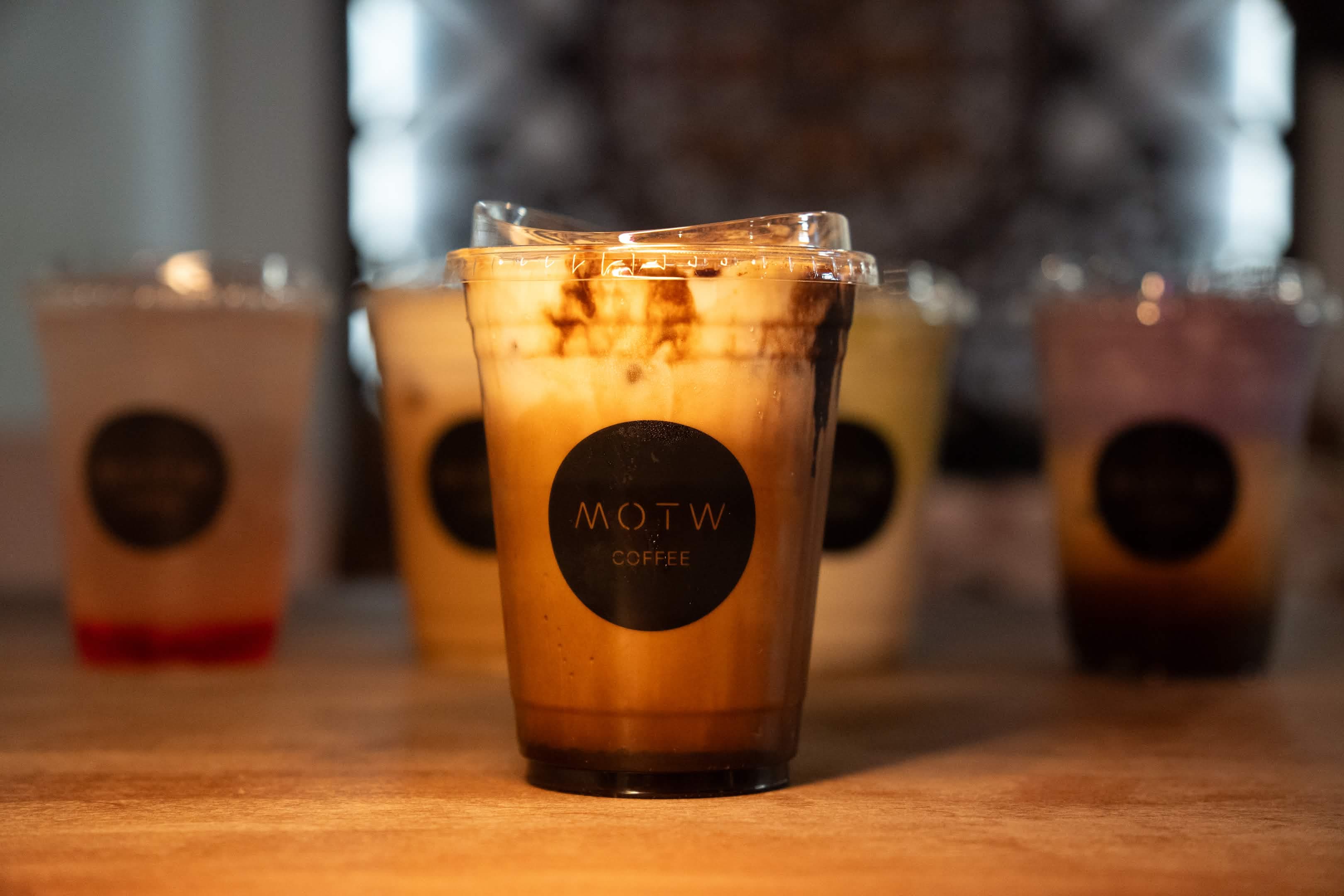 MOTW caramel espresso drink closeup